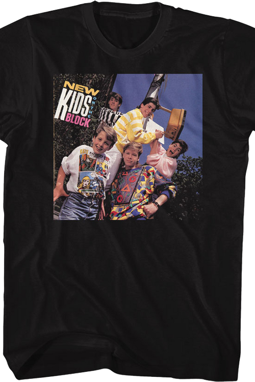 Front & Back Debut Album New Kids On The Block T-Shirtmain product image
