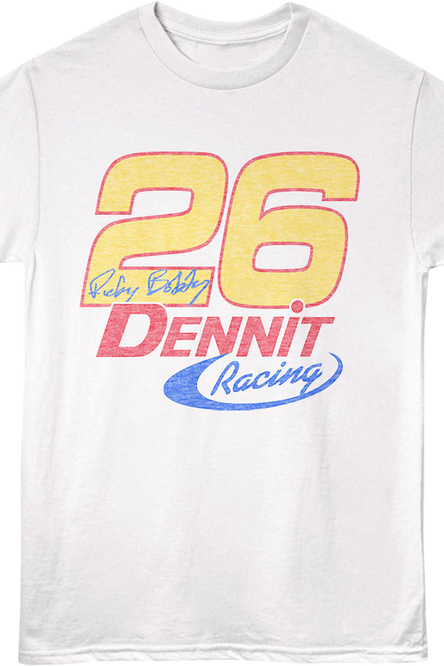 Front & Back Dennit Racing Talladega Nights T-Shirt - main product image