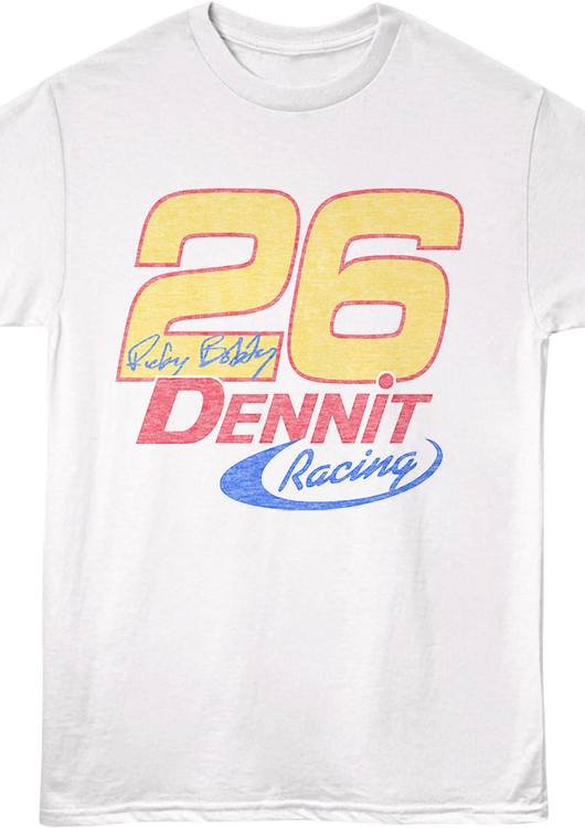 Front & Back Dennit Racing Talladega Nights T-Shirt - main product image