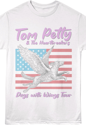 Front & Back Dogs With Wings Tour Tom Petty T-Shirt