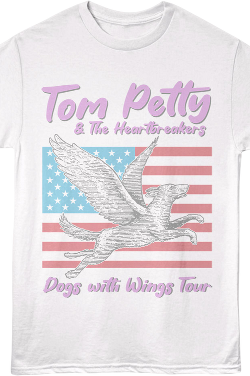 Front & Back Dogs With Wings Tour Tom Petty T-Shirtmain product image
