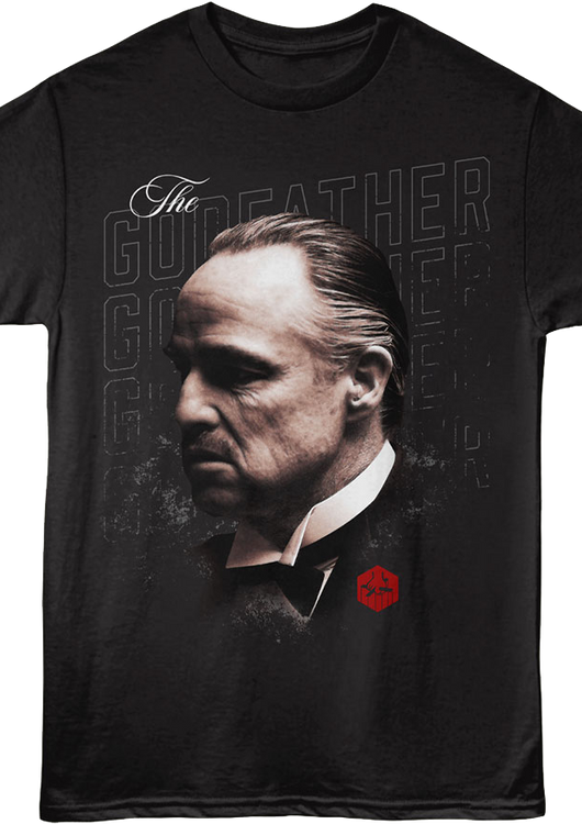 Front & Back Don Vito Corleone Godfather T-Shirt - main product image