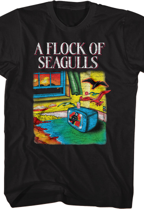 Front & Back Flock Of Seagulls T-Shirt