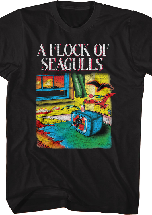 Front & Back Flock Of Seagulls T-Shirt - main product image