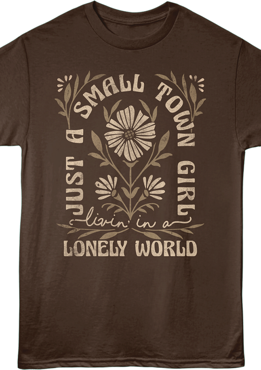 Front & Back Floral Don't Stop Believin' Journey T-Shirt - main product image