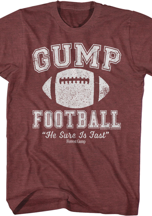 Front & Back Football Jersey Forrest Gump T-Shirt - main product image