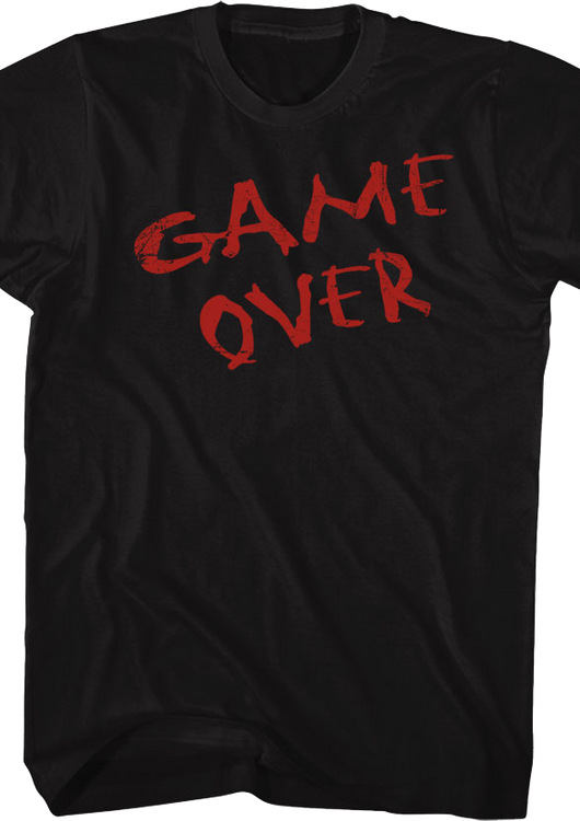Front & Back Game Over Saw T-Shirt - main product image