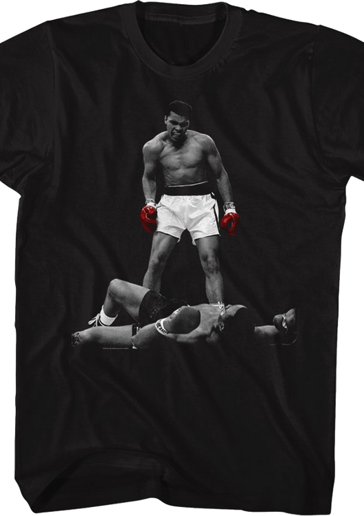 Front & Back Get Up Muhammad Ali T-Shirt - main product image