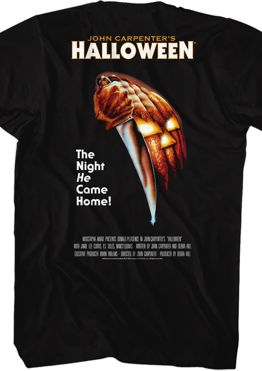 Front & Back Halloween T-Shirt - main product image