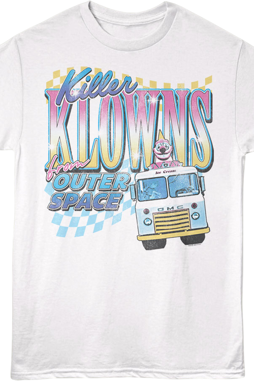 Front & Back Ice Cream Truck Killer Klowns From Outer Space T-Shirtmain product image