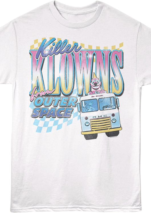 Front & Back Ice Cream Truck Killer Klowns From Outer Space T-Shirt - main product image