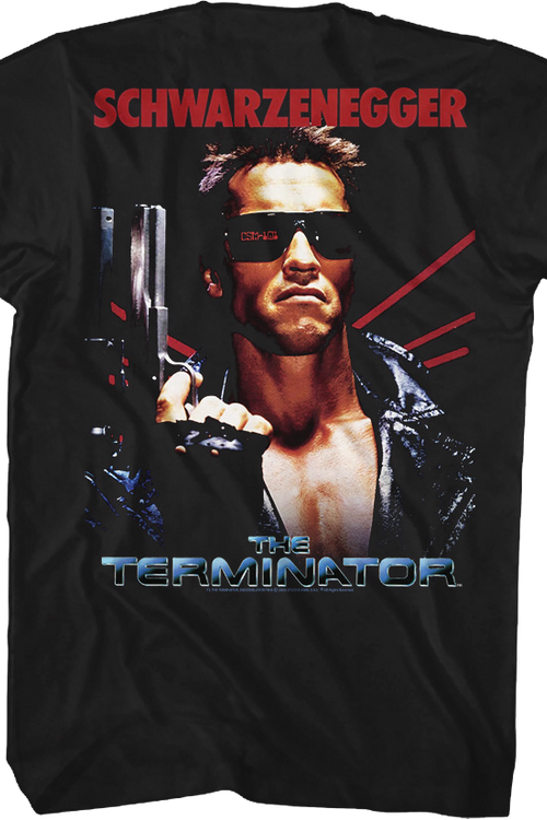 Front & Back I'll Be Back Terminator T-Shirt