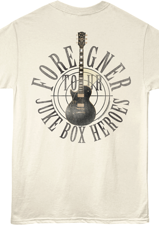 Front & Back Juke Box Heroes Foreigner T-Shirt - main product image