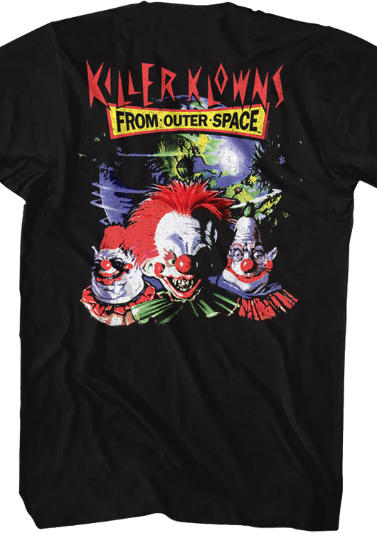 Front & Back Killer Klowns From Outer Space T-Shirt - main product image