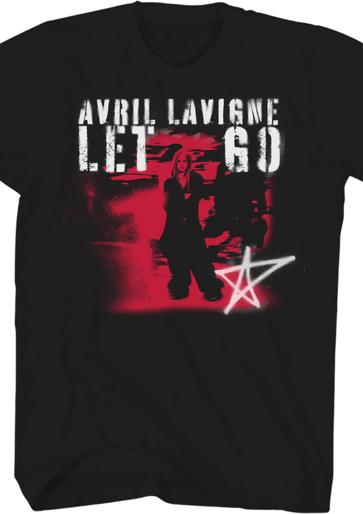 Front & Back Let Go Avril Lavigne T-Shirt - main product image