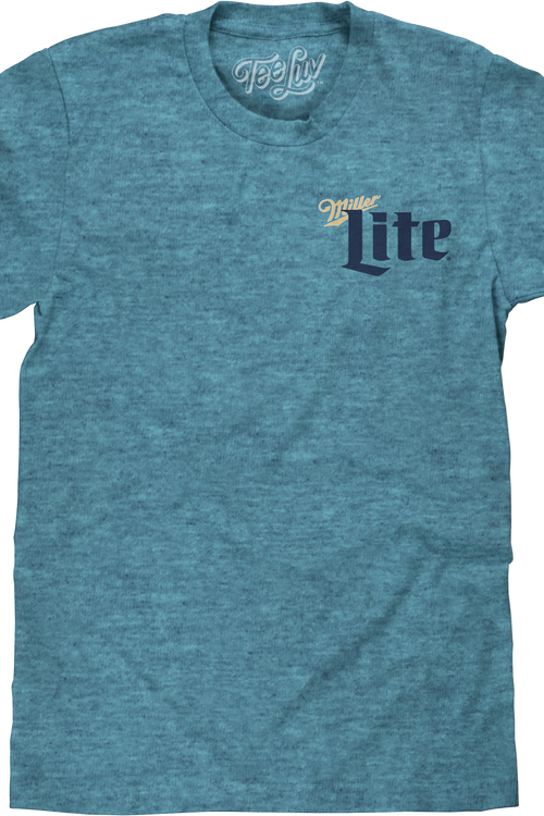 Front & Back Miller Lite T-Shirtmain product image