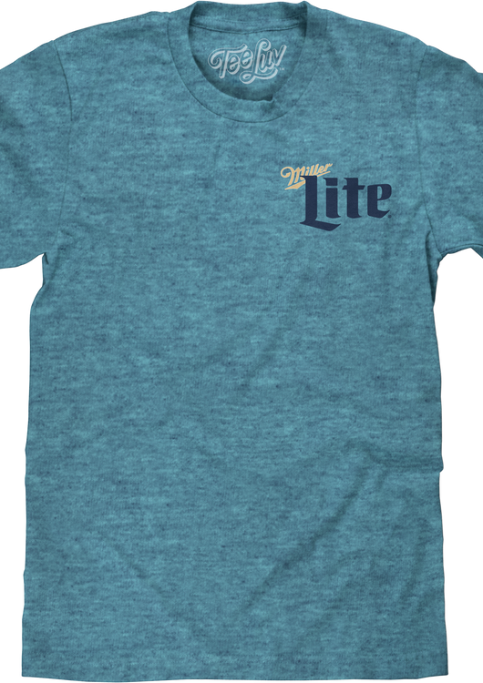 Front & Back Miller Lite T-Shirt - main product image