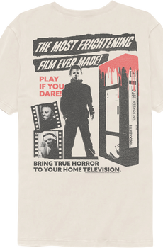 Front & Back True Horror Halloween Comfort Colors Brand T-Shirt