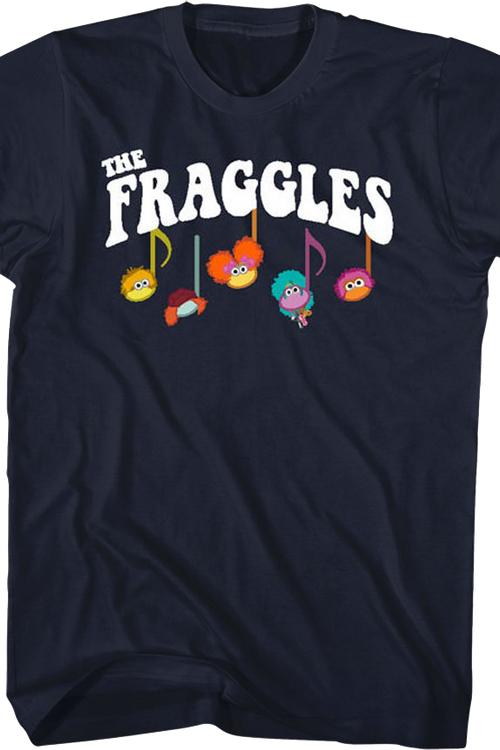 Front & Back Music Notes Fraggle Rock T-Shirtmain product image