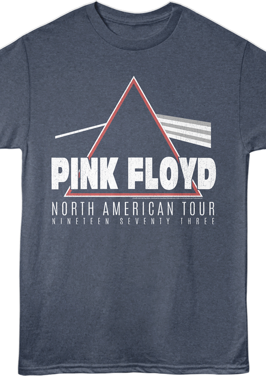 Front & Back North American Tour Pink Floyd T-Shirt - main product image