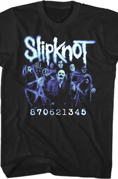 Front & Back Numbers Slipknot T-Shirt