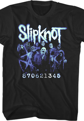 Front & Back Numbers Slipknot T-Shirt