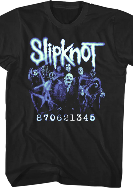 Front & Back Numbers Slipknot T-Shirt - main product image