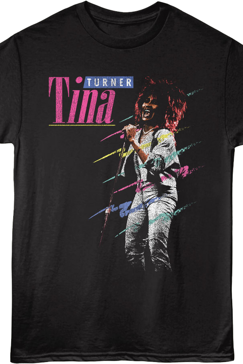 Front & Back Private Dancer Tour Tina Turner T-Shirt - main product image