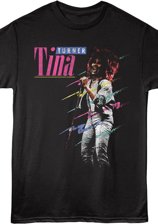 Front & Back Private Dancer Tour Tina Turner T-Shirt - main product image