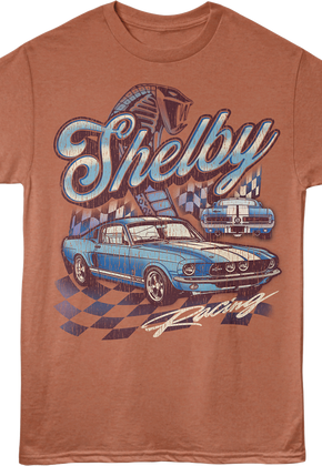 Front & Back Racing Collage Shelby T-Shirt