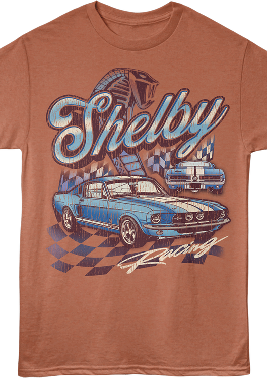 Front & Back Racing Collage Shelby T-Shirt - main product image