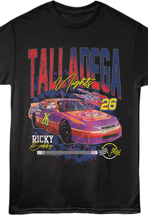 Front & Back Ricky Bobby Lightning Talladega Nights T-Shirt