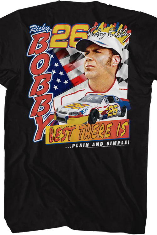 Front & Back Ricky Bobby Talladega Nights T-Shirtmain product image