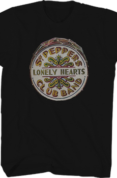 Front & Back Sgt. Pepper's Lonely Hearts Club Band Beatles T-Shirt