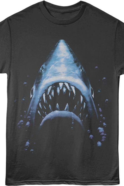 Front & Back You'll Never Go In The Water Again Jaws T-Shirtmain product image