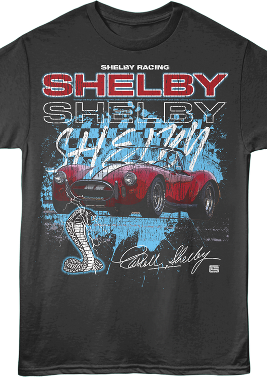 Front & Back Shelby Racing T-Shirt - main product image