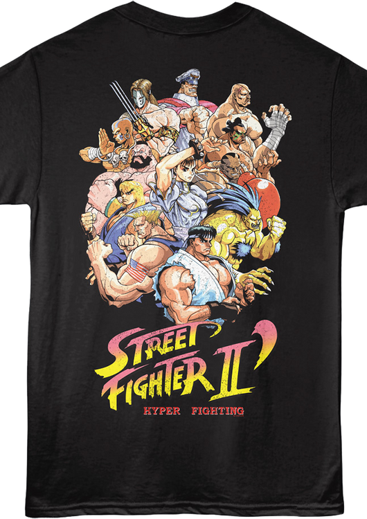 Front & Back Street Fighter II T-Shirt - main product image