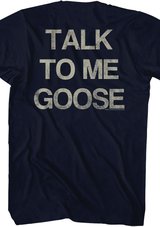 Front & Back Talk To Me Goose Top Gun T-Shirt - main product image