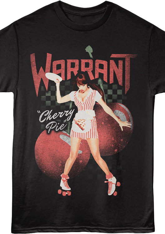 Front & Back Tastes So Good Cherry Pie Warrant T-Shirt - main product image