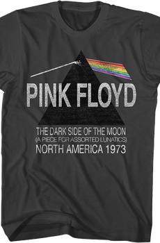 The Dark Side of the Moon North America 1973 Pink Floyd T-Shirt