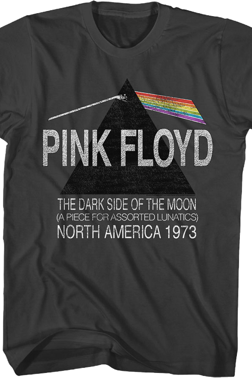 The Dark Side of the Moon North America 1973 Pink Floyd T-Shirt - main product image