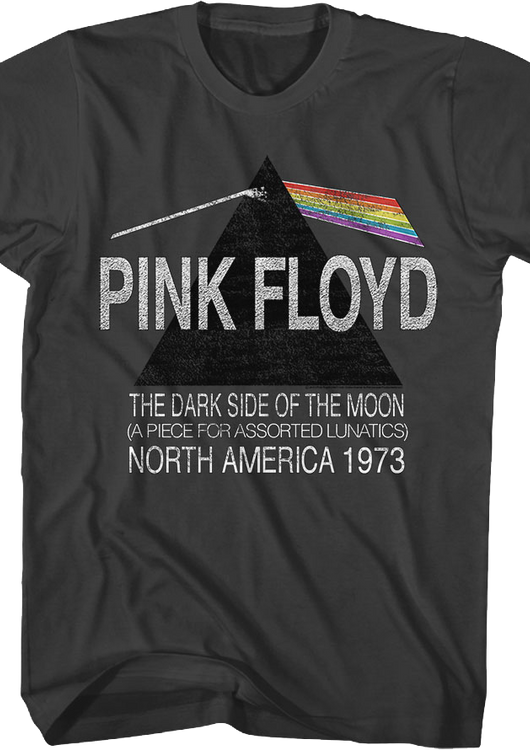 The Dark Side of the Moon North America 1973 Pink Floyd T-Shirt - main product image