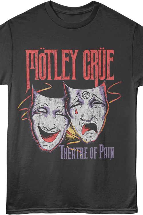 Front & Back Theatre Of Pain Motley Crue T-Shirtmain product image