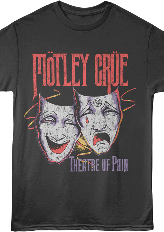 Front & Back Theatre Of Pain Motley Crue T-Shirt - main product image