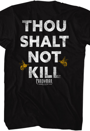 Front & Back Thou Shalt Not Kill Candyman T-Shirt