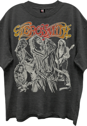 Front & Back Toys In The Attic Tour '75 Aerosmith Oversized T-Shirt