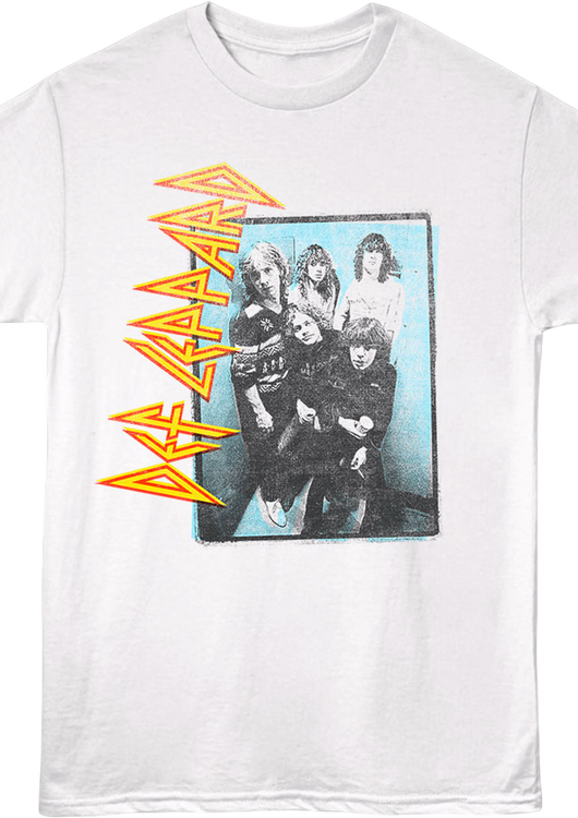 Front & Back UK Tour 87 Def Leppard T-Shirt - main product image