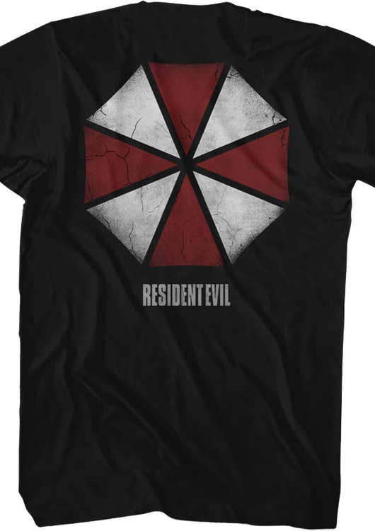 Front & Back Umbrella Corporation Logo Resident Evil T-Shirt - main product image