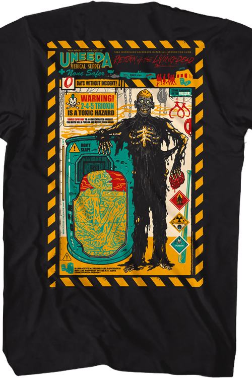 Front & Back Uneeda None Safer Return Of The Living Dead T-Shirtmain product image