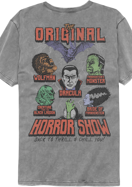 universal monsters tees Front & Back Universal Monsters Comfort Colors Brand T-Shirt